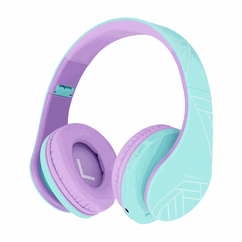 PowerLocus Wireless Headphones for kids P2 (blue-purple)
