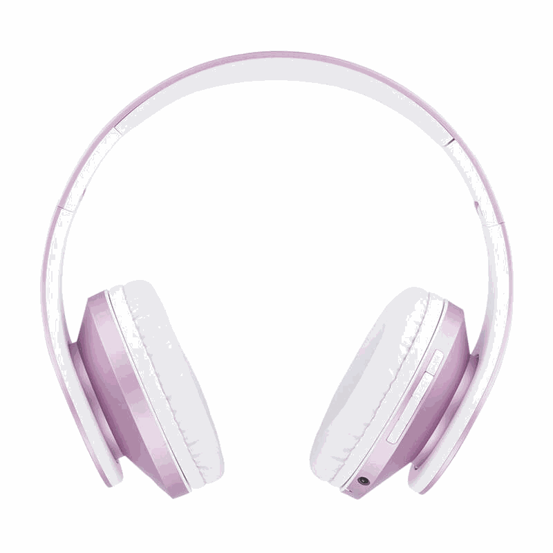 PowerLocus Wireless Headphones for kids P2 (pink-white)
