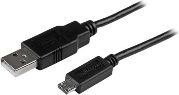 StarTech .com 2m Mobile Charge Sync USB to Slim Micro USB Cable