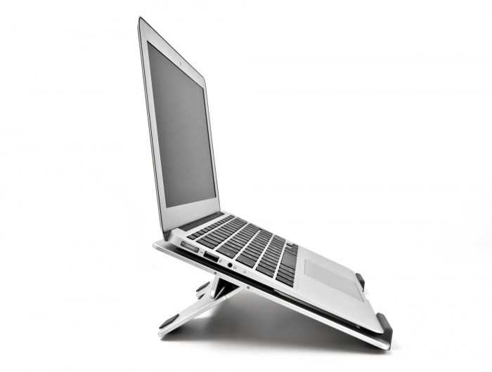 Delock Tablet and Notebook Stand Silver