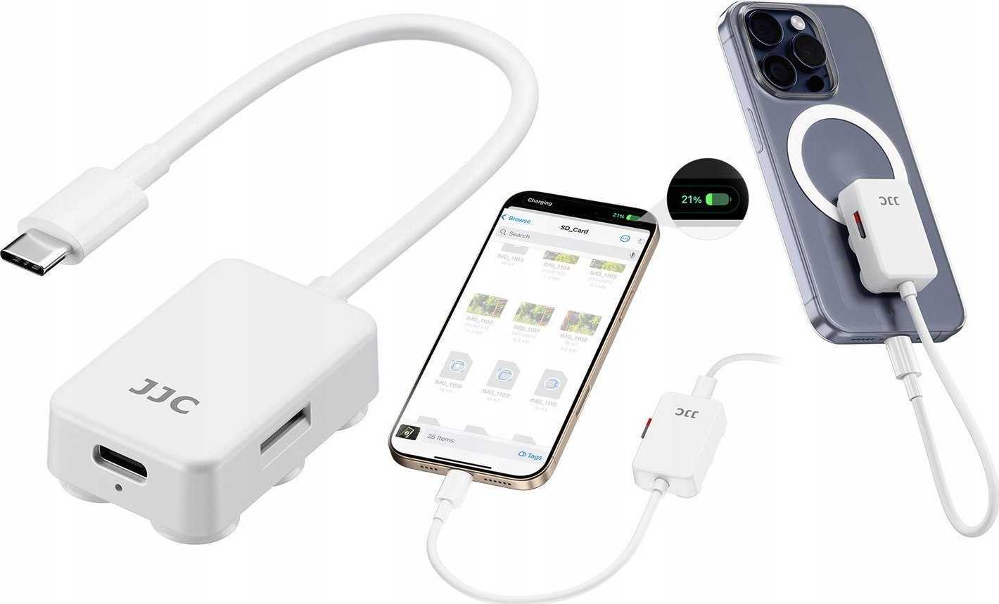 JJC SB9696 USB-C White