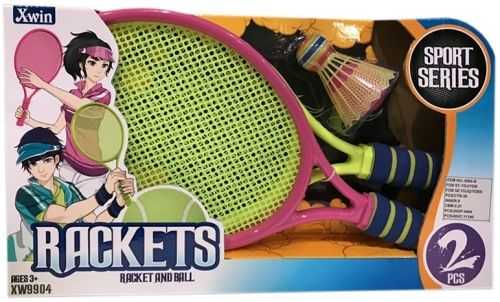 MEGA CREATIVE Rackets + Shuttlecock (9904B)