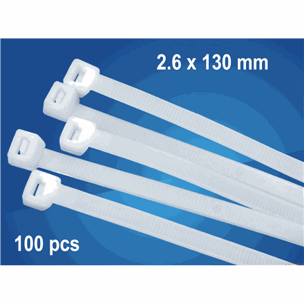 Logilink Cable tie set 100 pcs in polybag length: 150 x 2.5 mm