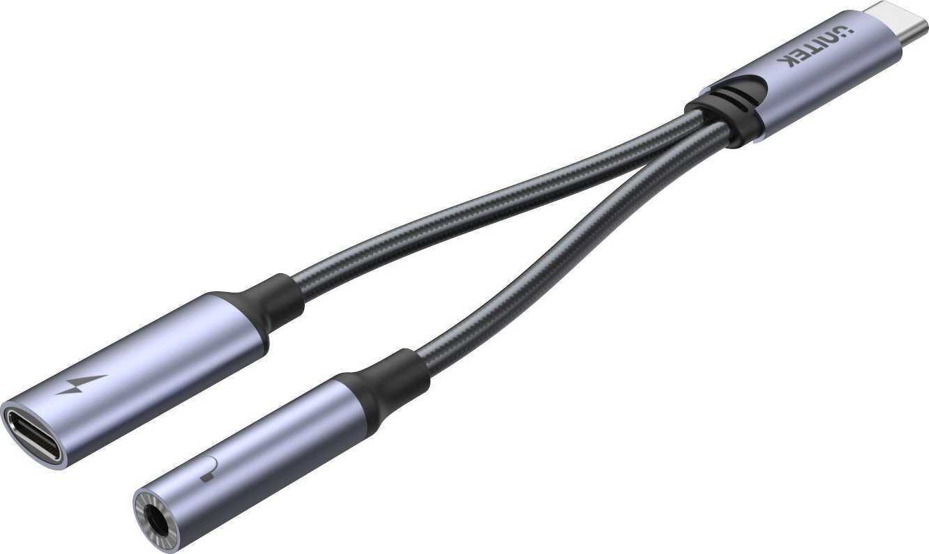 Unitek ADAPTER USB-C - 3.5MM MINI-JACK, USB-C 60W