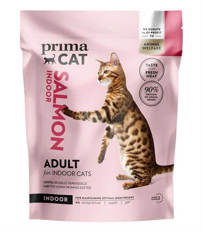 PRIMA CAT FOOD SALMON FOR INDOOR ADULT 1.4KG