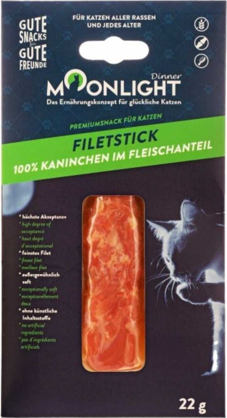 Moonlight Dinner Rabbit Fillet - treat for cats - 22g