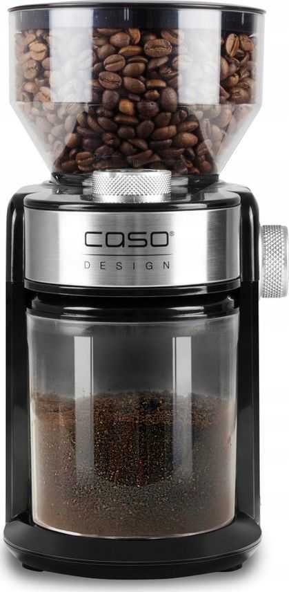 Caso Coffee grinder Barista Crema Black, 150 W, 240 g, Number