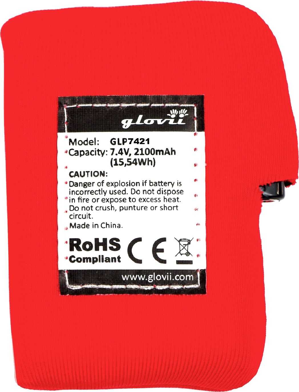 Glovii Battery for heated gloves and hat (GLP7421)