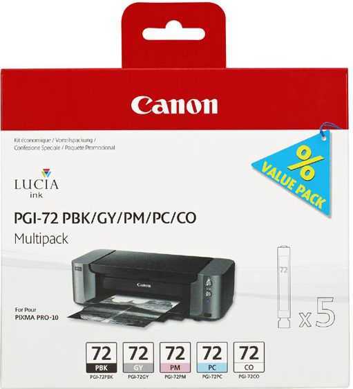 CANON Ink PGI72 (PBK/GY/PM/PC/CO)