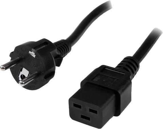 Manhattan Power cable IEC320 Schuko to C19 16A 2.5m black