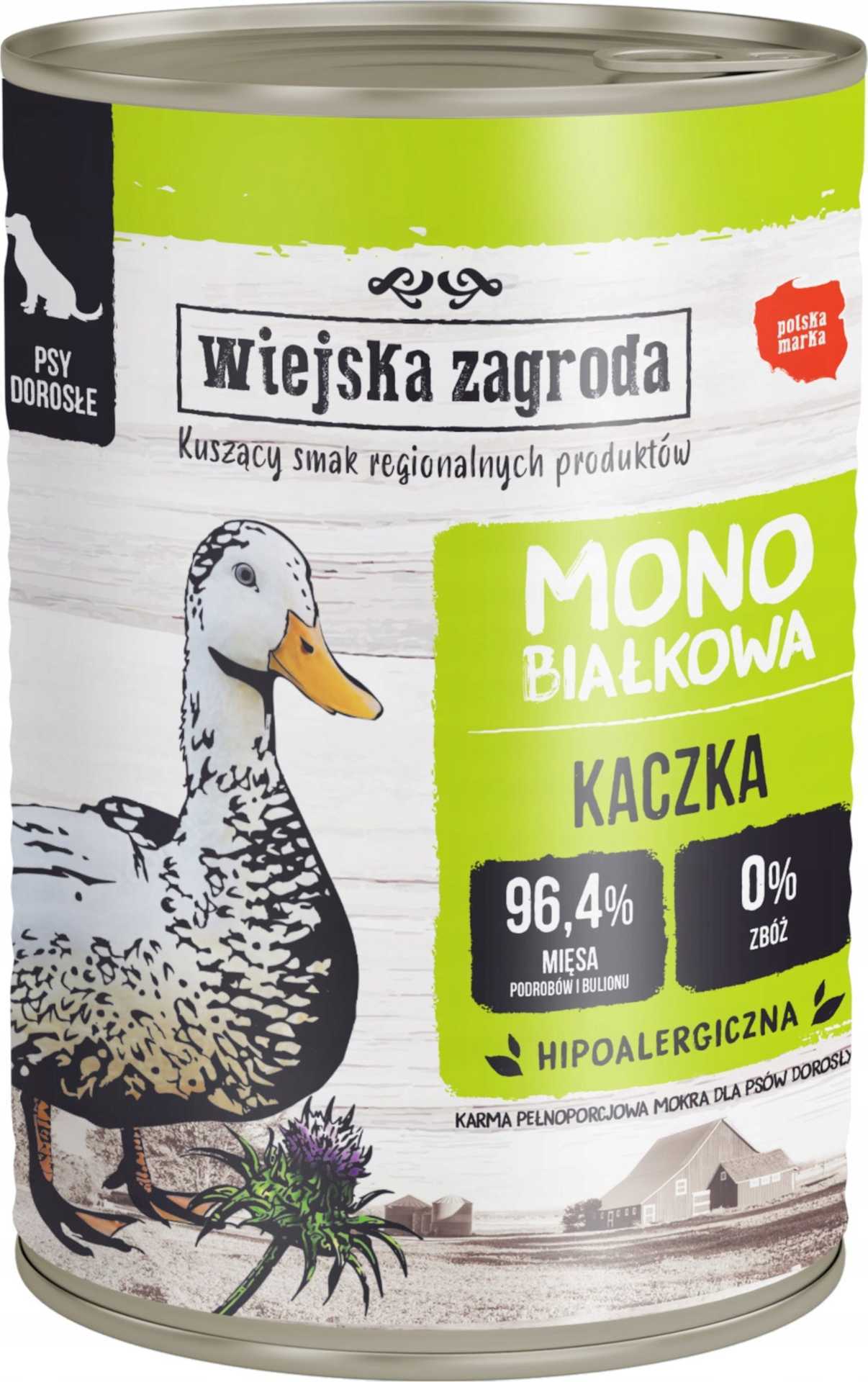 wiejska zagroda Single-protein Duck can 400g