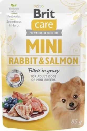 Brit Care Mini Rabbit AND amp;Salmon - Wet dog food - 85 g