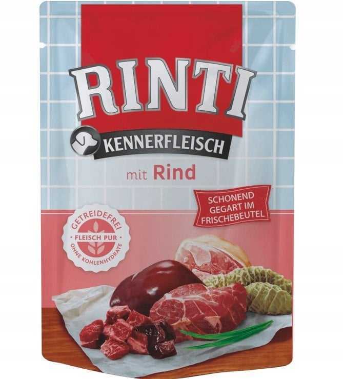 RINTI Kennerfleisch Beef - wet dog food - 400g