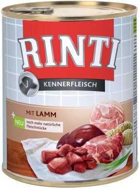 RINTI Connoisseur Lamb - wet dog food - 800g