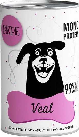 PAKA ZWIERZAKA Pepe Veal - wet dog food - 400g