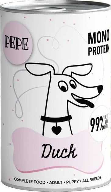 PAKA ZWIERZAKA Pepe Duck - wet dog food - 400g