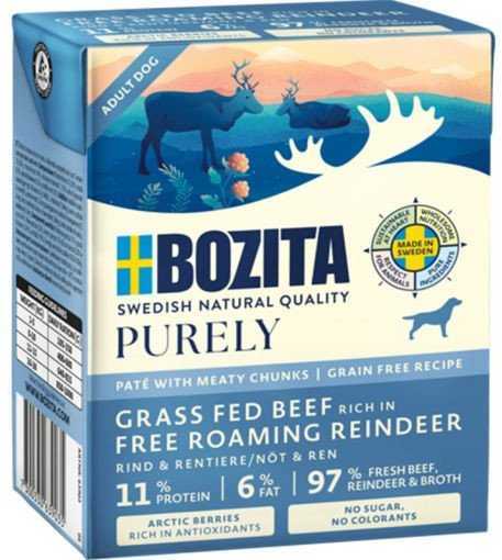 BOZITA Purely beef with reindeer pastry with meat chunks