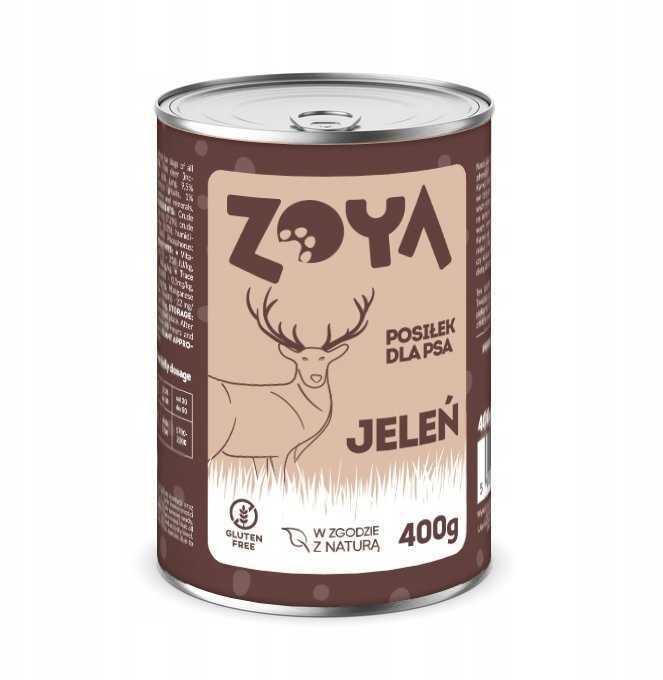 ZOYA Deer – wet food in a can for dogs 400g