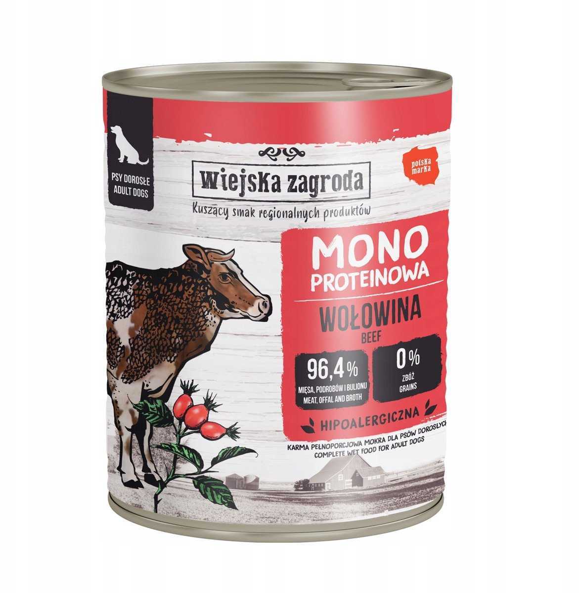 wiejska zagroda Single-protein with beef 800g