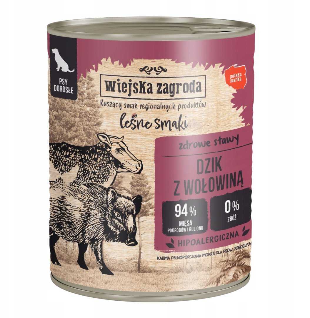 wiejska zagroda Forest flavors with wild boar and beef 800g
