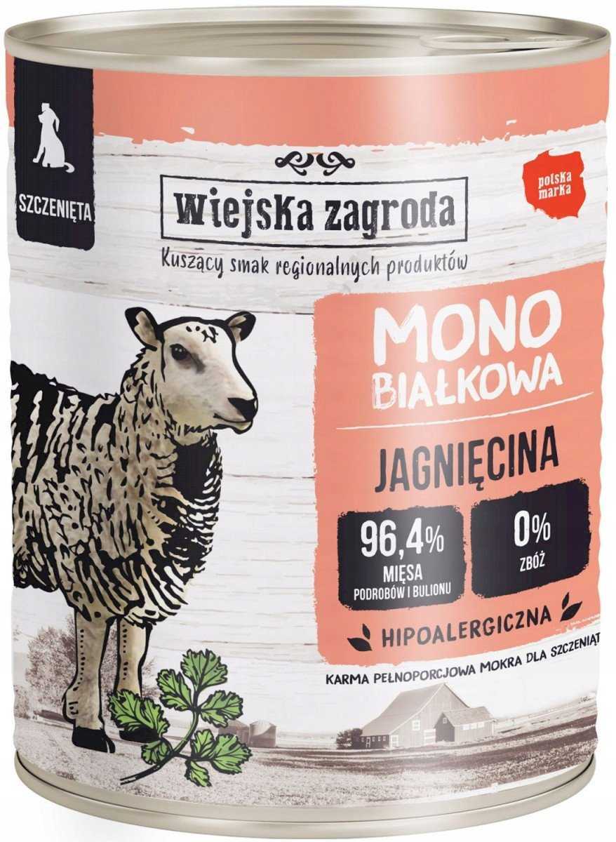 wiejska zagroda Single-protein with lamb 800g