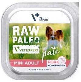 VetExpert RAW PALEO Pâte Mini Adult Pork - wet dog food - 150g