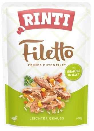 RINTI Filetto Duck fillet with vegetables - wet dog food - 10