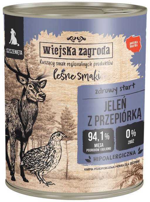 wiejska zagroda Forest flavors: venison with quail 800g
