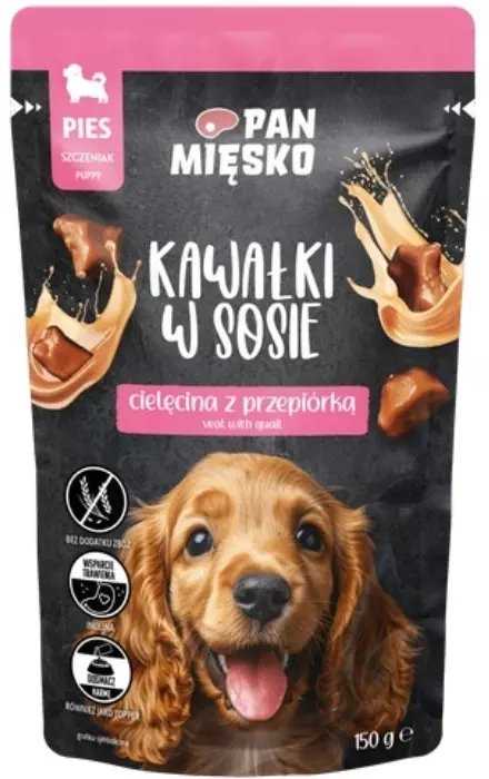PAN MIĘSKO Wet food for dogs Pieces in sauce
