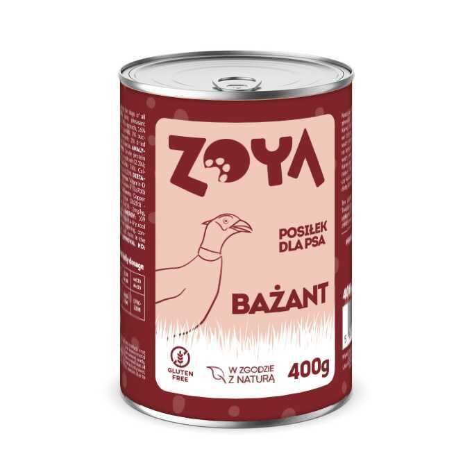 ZOYA Pheasant – wet dog food 400g