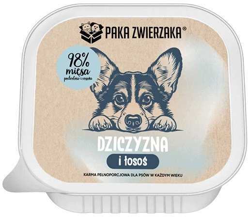 PAKA ZWIERZAKA Game and salmon - wet dog food - 150g