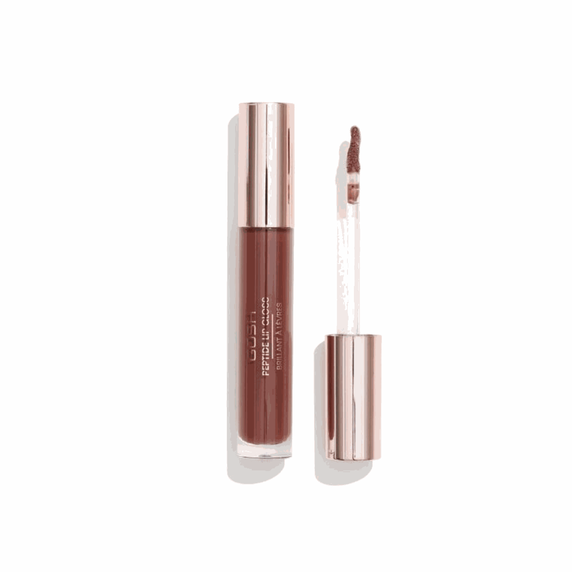 Gosh , Peptide, Vegan, Shine, Lip Gloss, 006, Brownie, 7 ml