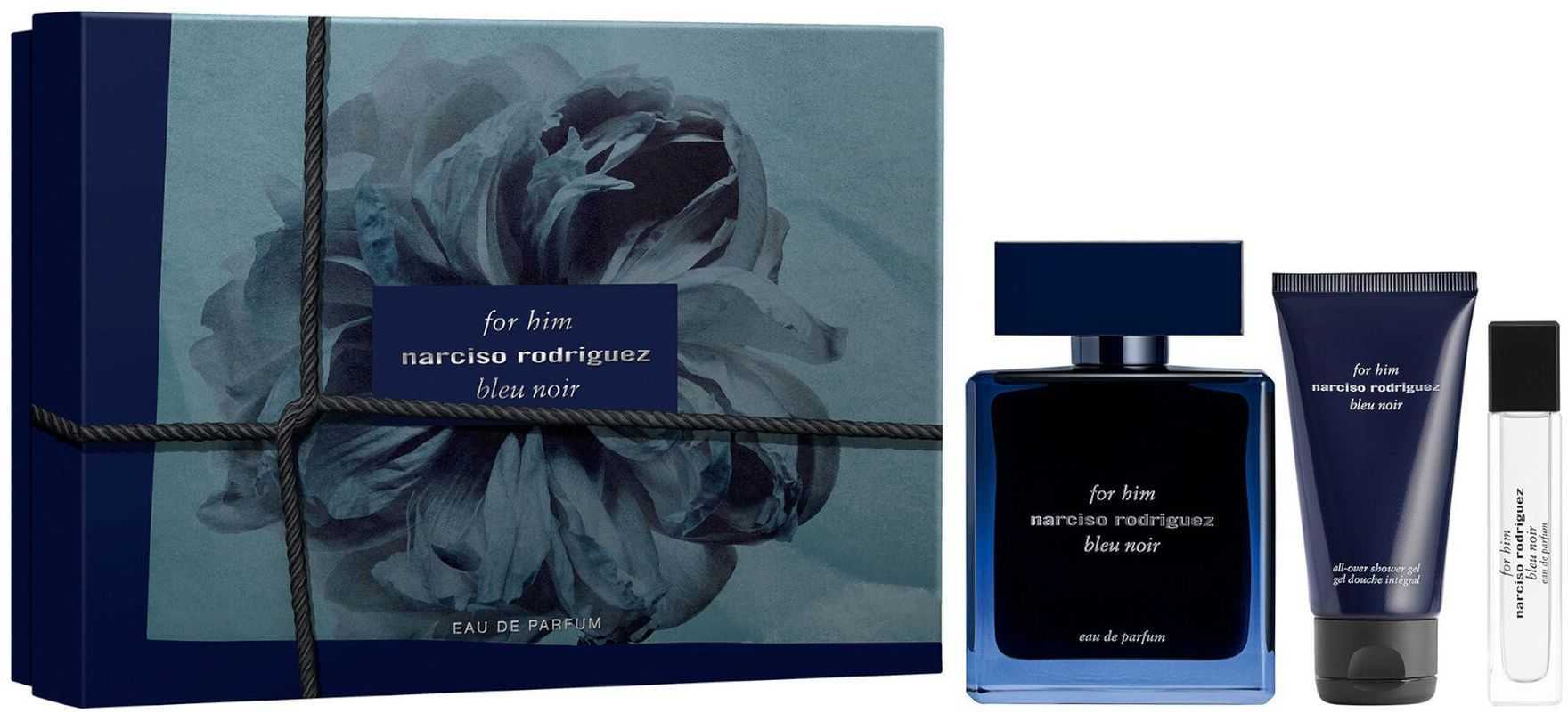 Narciso Rodriguez Bleu Noir For Him Gift Set (100ml + 50ml + 10ml)