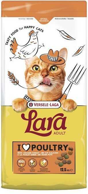 VERSELE-LAGA Lara Chicken with turkey - dry cat food - 12.5kg