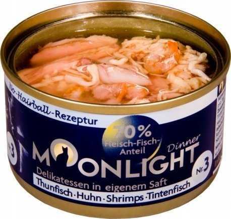 Moonlight Dinner No. 3 - Tuna, sea bream, shrimp, squid. 80g