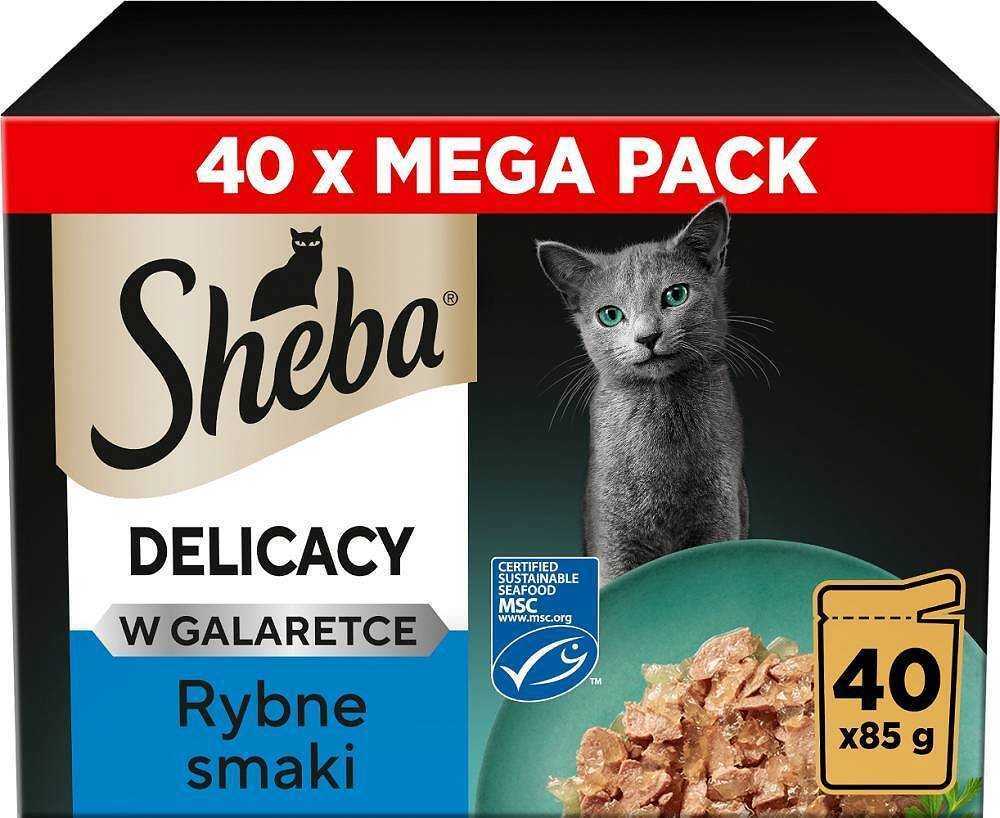Sheba Delicacy Rybne Smaki w Galaretce Wet Food for Cat 4