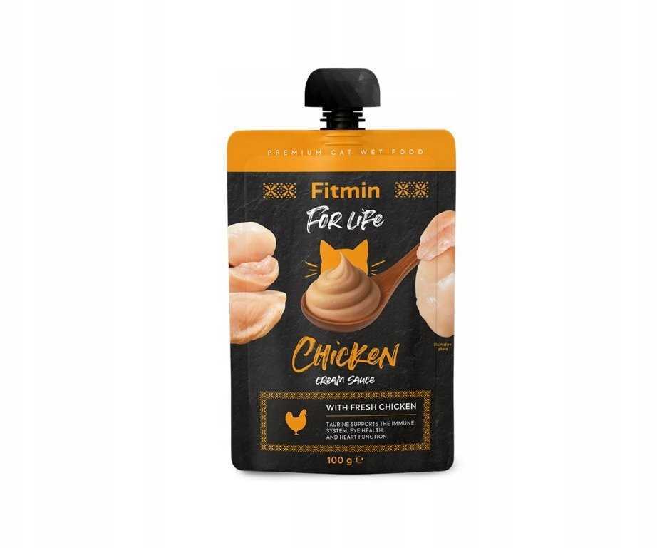FITMIN cat For Life pouch cream sauce chicken 100g