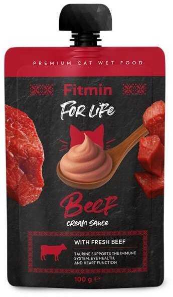 FITMIN cat For Life pouch cream sauce beef 100g
