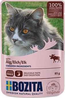 BOZITA Tasty meat AND amp; fish menu in jelly - wet cat food - 12 x