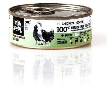 3coty _7858291 Chicken with goose - wet cat food - 80g