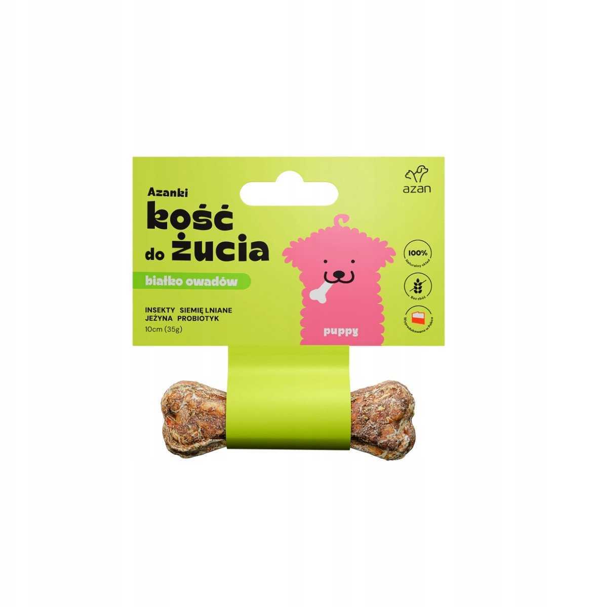 Brit AZANKI Bone with Insects and Probiotic Puppy – Dog Treat – 10