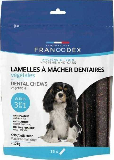FRANCODEX Dental Strips S - dog treat - 15