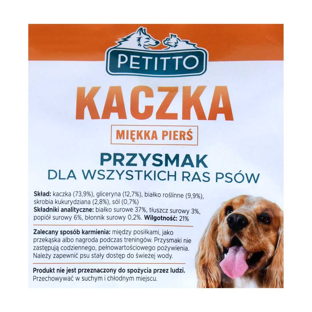 PETITTO Soft duck breast - dog treat - 500 g
