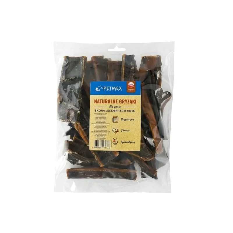 PETMEX natural chew dried deer hide for dogs 1kg