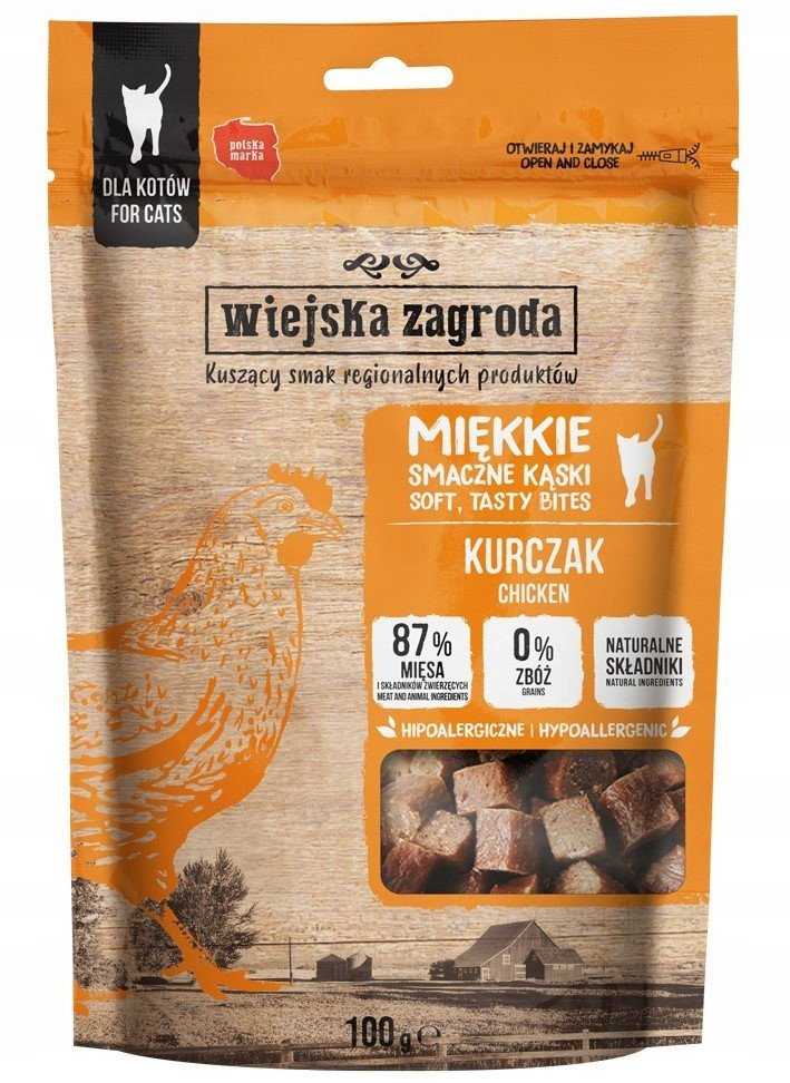 wiejska zagroda Cat treat Soft tasty bites Chicken