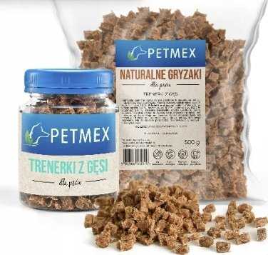 PETMEX Meat treats from goose for dogs 500g