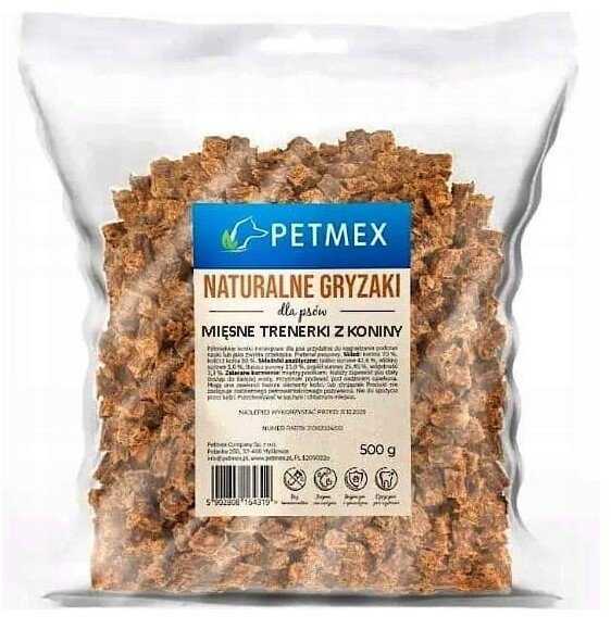 PETMEX _8342211 Meat treats made from venison for dogs 500g