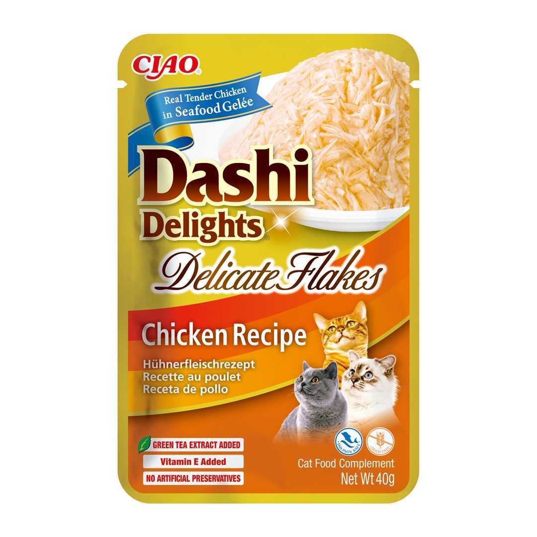 INABA CAT Dashi Delights Delicate Flakes Chicken - cat treat
