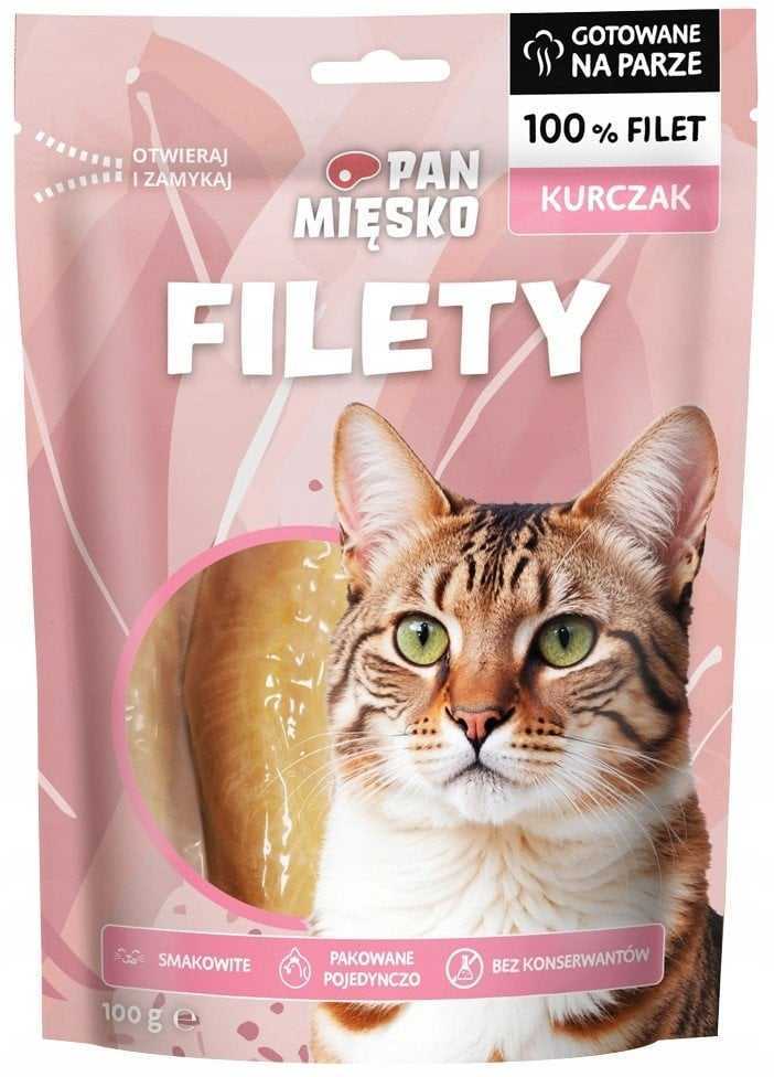 PAN MIĘSKO Cat treat Chicken Fillets 100g
