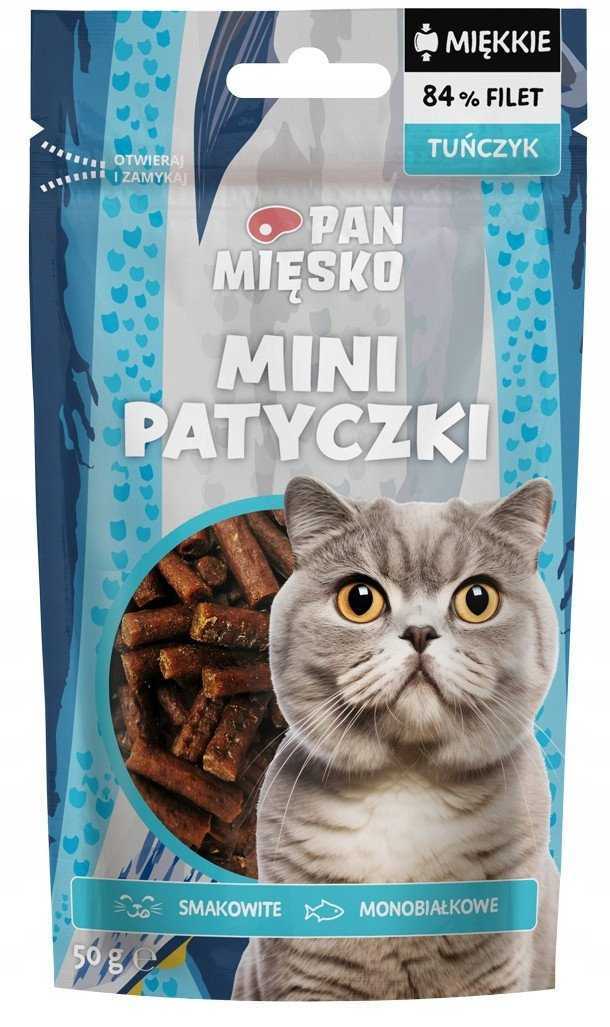 PAN MIĘSKO Cat treat Mini sticks Tuna 50g